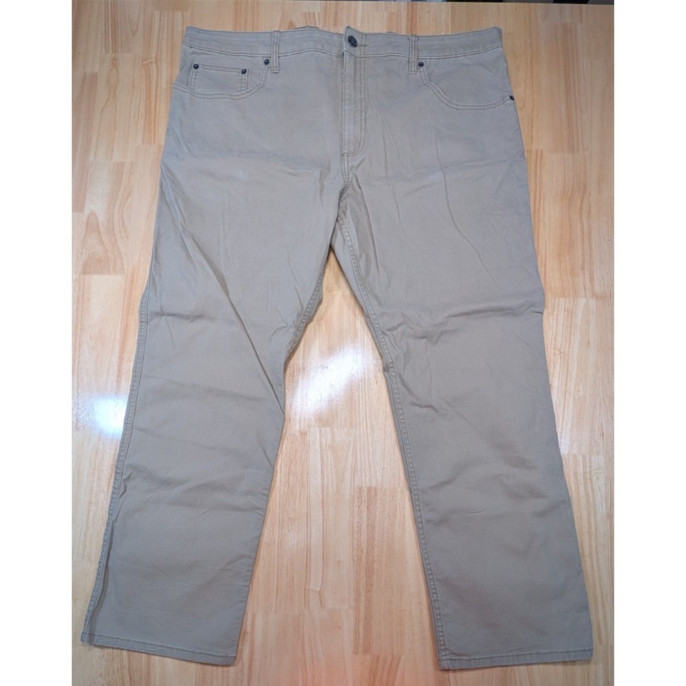 Magellan Outdoors Stain Release Pants Mens 42x30 Tan Stretch Casual
